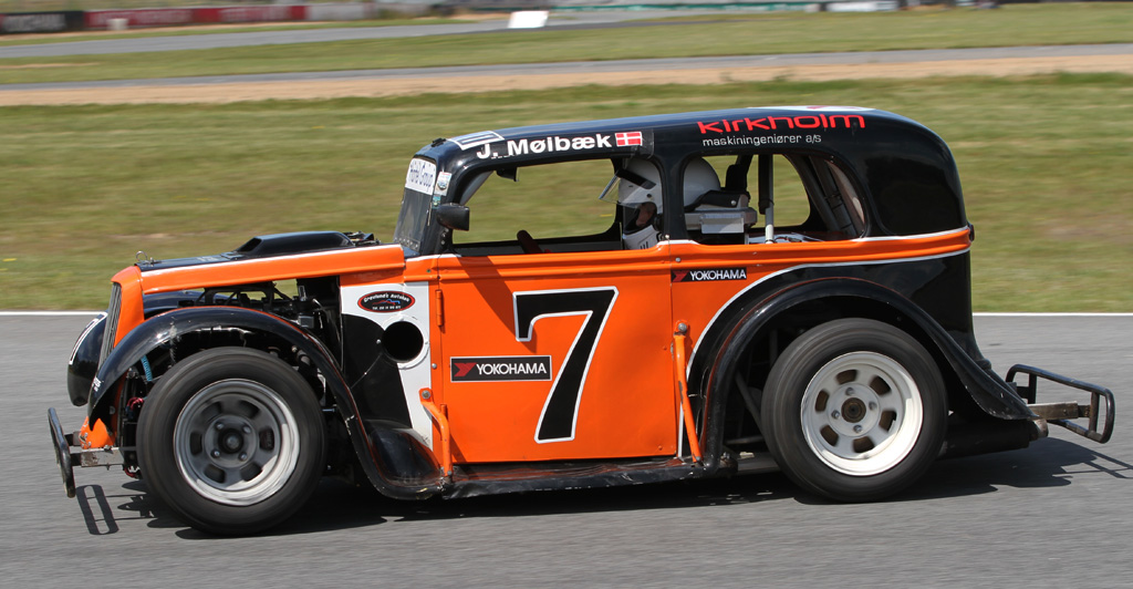 Jens Møibæk i den lille bil
(Foto: Motorsporten.dk)